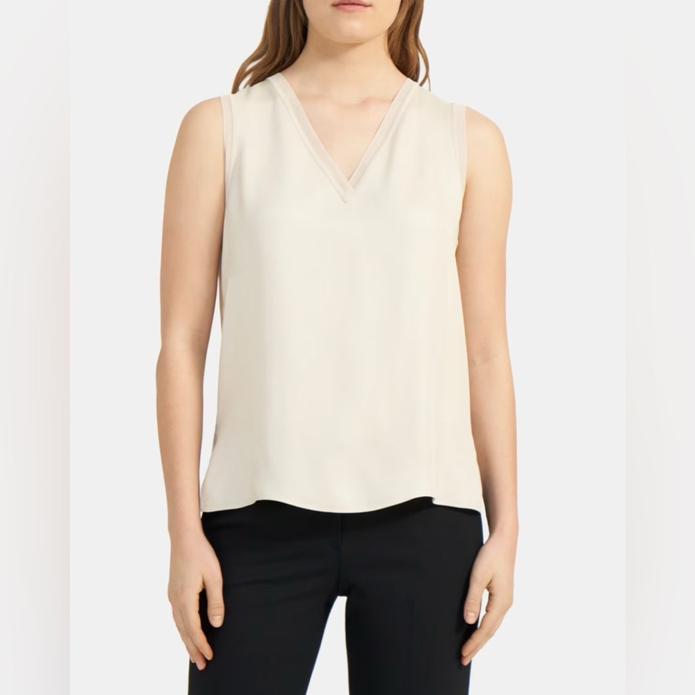 Theory V-Neck Shell Top